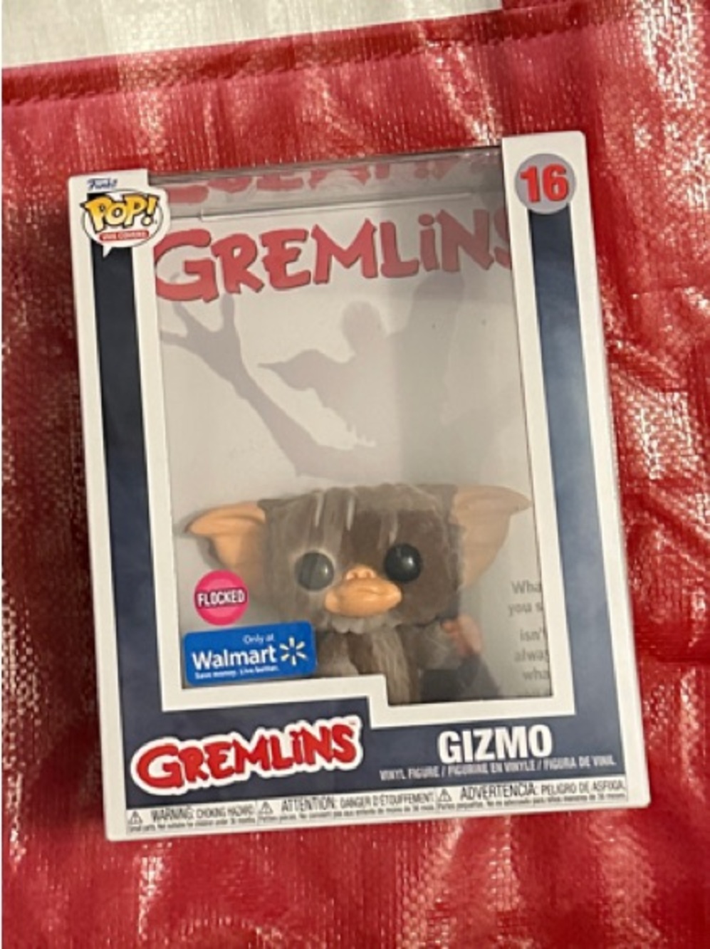 Funko flocked Gizmo in plastic box